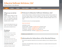 Tablet Screenshot of edusoftllc.com
